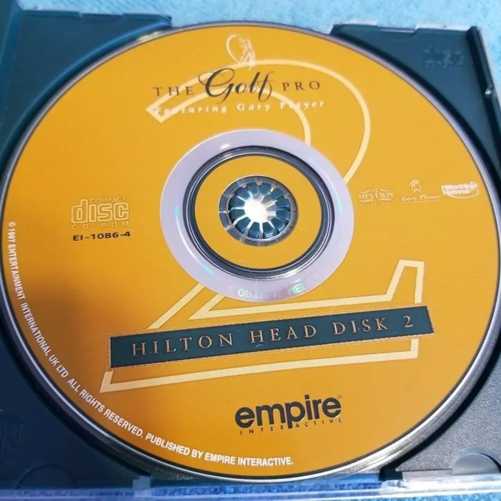 The Golf Pro featuring Gary Player St. Mellion and Hilton Head 4 cd set PC Game